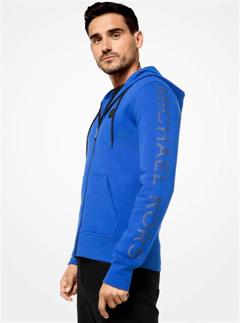 michael kors men's full zip logo hoodie|Michael Kors sweatshirts for men.